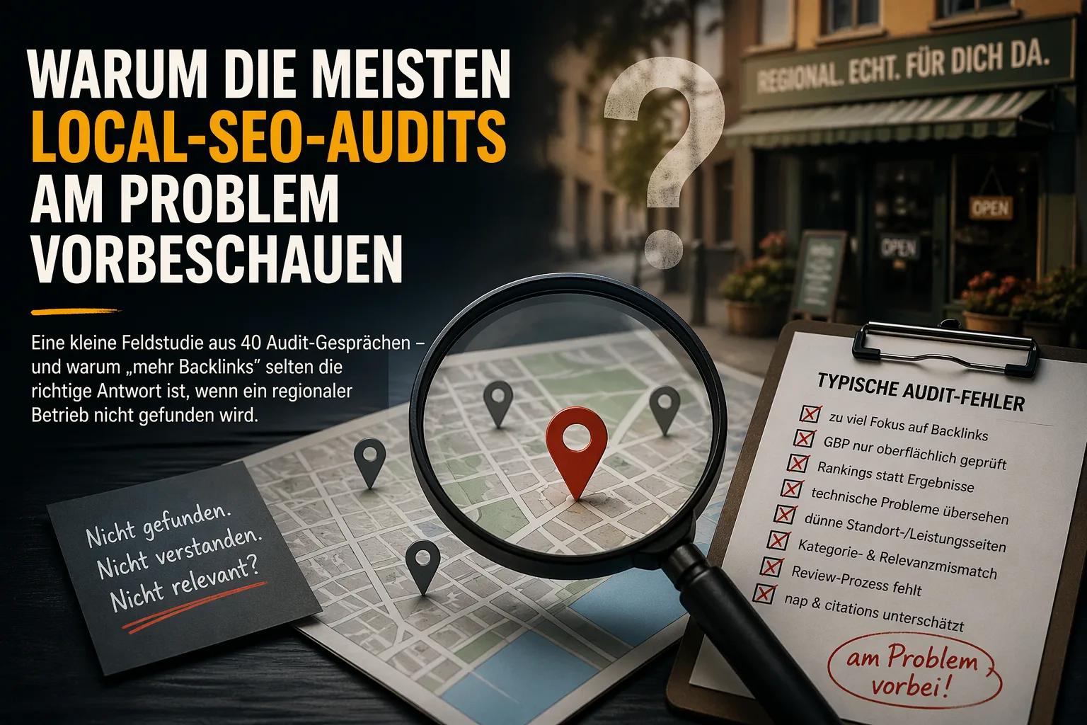 Warum die meisten Local-SEO-Audits am Problem vorbeischauen